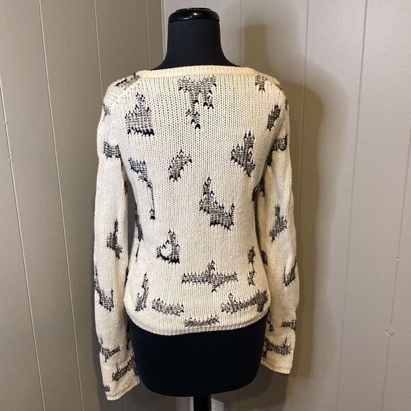 Saint Laurent Men’s Small Cashmere Knit Distressed Sweater Stitched Holes - Picture 5 of 7